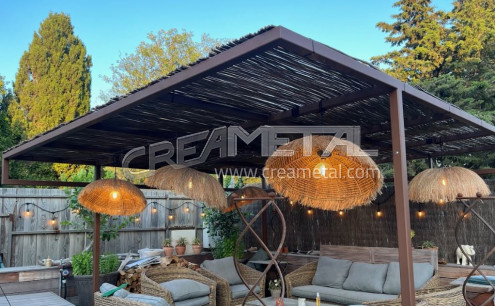 Pergola sur-mesure en acier à St TROPEZ (83)