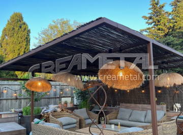 Pergola sur-mesure en acier à St TROPEZ (83)